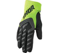 Thor Spectrum S23, gants XS Noir/Vert Néon Noir/Vert Néon