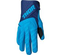 Thor Spectrum Touch Gants de motocross, Bleu marine, Taille 2XL