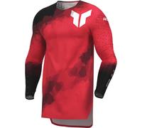 Thor Sportmode Carbon Maillot Motocross, noir/rouge, Taille 2XL