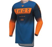 Thor Sportmode Geo Maillot Motocross, bleu/orange, Taille S