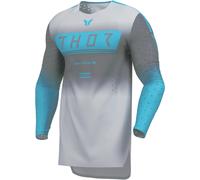 Thor Sportmode Geo Maillot Motocross, Gris/bleu, Taille S