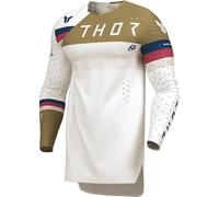 Thor Sportmode League Maillot de motocross, Blanc, Taille M