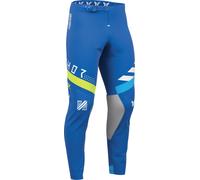 Thor Sportmode Synth, pantalon en textile 38 Bleu/Jaune Néon/Bleu Clair/Blanc Bleu/Jaune Néon/Bleu Clair/Blanc