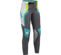 Thor Sportmode Velocity Pantalons de motocross pour femmes, gris, Taille 1/2