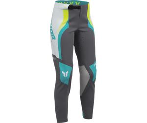 Thor Sportmode Velocity Pantalons de motocross pour femmes, gris, Taille 11/12