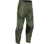 Thor Terrain ITB Pantalon en textile de motocross imperméable, Kaki, Taille 36
