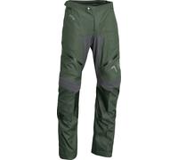 Thor Terrain Over The Boot, pantalon en textile imperméable 42 Vert Foncé/Gris Foncé Vert Foncé/Gris Foncé