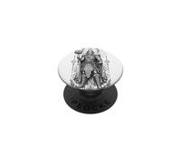 Thor Thunder God Norse Hammer Rune Mythologie Illustration PopSockets PopGrip Adhésif
