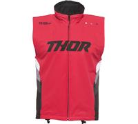 Thor Warm Up Veste Motocross, Rouge/Noir, Taille M
