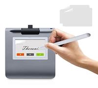 Thorani 2 pièces Paper-Feel Signature Foil pour Topaz SigGem Color 5.7 (T-LBK57GC) et Topaz SignatureGem LCD 4x5 (T-LBK766) - Feuille en TPU mat pour écrire comme sur du papier, Topaz, 130855