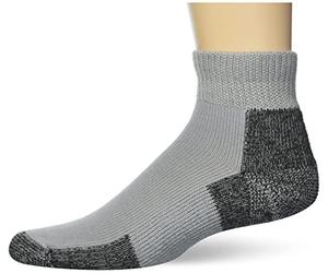 Thorlo Maximum Cushion Ankle Running Socks Chaussettes de Course JMX avec Rembourrage Maximal, Gris Nuage (1 Paire), M Femme