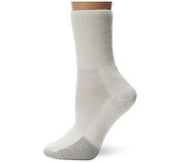 Thorlos Chaussettes de tennis épaisses rembourrées pour homme et femme, blanc, M