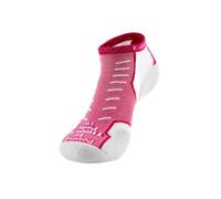 Thorlos Experia Xccu Chaussettes de course à pied à coussin fin, Gris/rose (1 paire), Medium