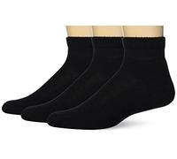 Thorlos Jmx Maximum Cushion Ankle Running Socks Chaussettes de Course, Blanc/Bleu Marine, L (Lot de 3) Mixte