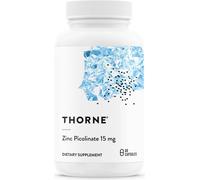 Thorne Zinc Picolinate 15mg - Supplément de Zinc Hautement Absorbable - Pour le Bien-être, le Système Immunitaire, la Santé des Yeux et de la Reproduction - 60 Capsules