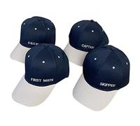 Thorness Chapeau Capitaine/Skipper/Second/Équipage - Lot de 4