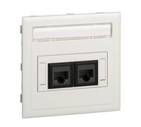 Thorsman - CYB-DP - SET de raccordement - 2xActassi Cat 5E UTP A/B - plat Schneider Electric Contenu: 1 pc(s)