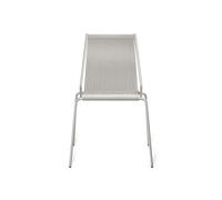 Thorup Copenhagen Chaise de Table à Manger Noel Acier Inoxydable/ Laine Gris