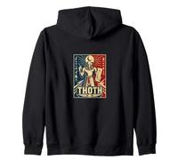 Thoth Symboles Maat de la Sagesse Antique du Dieu égyptien Sweat à Capuche