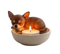 Thothers of Decorative - Thé Light Holder | 7x7x5cm Design Dog Design Cangles modernes pour la maison Centre de table pour l'événement Réception de fête