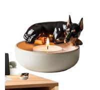 Thothers of Decorative - Thé Light Holder | 7x7x5cm Design Dog Design Cangles modernes pour la maison Centre de table pour l'événement Réception de fête
