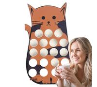 Thotochish pod pour comptoir, support de café pour comptoir | Support de café à économie d'espace avec 24 compartiments pour comptoir | Boîte décorative compacte pour sachets de chocolat