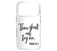 Thou Shall Not Try Me Mom 24:7 Pinceau Coque pour iPhone 17 Pro