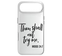 Thou Shall Not Try Me Mom 24:7 Pinceau Coque pour iPhone Air