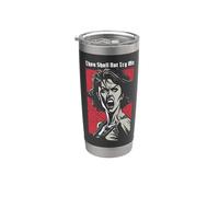 Thou Shall Not Try Me Mood 24:7 Rétro Pop Art Angry Woman Gobelet isotherme en acier inoxydable double paroi