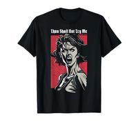 Thou Shall Not Try Me Mood 24:7 Rétro Pop Art Angry Woman T-Shirt