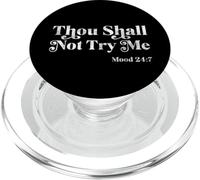 Thou Shall Not Try Me Quotes, Awesome Graphic Design Quotes PopSockets PopGrip pour MagSafe