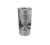 Thou Shalt Guide Me - Psalms 73:24 Camping Faith Gobelet isotherme en acier inoxydable double paroi