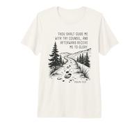 Thou Shalt Guide Me - Psalms 73:24 Camping Faith T-Shirt Haut de Gamme