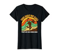 Thou Shalt Not Class Peace Love Summer Break Rétro Girl T-Shirt