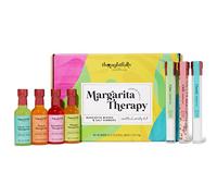 Thoughtfully Cocktails, Margarita Coffret cadeau mélangeurs pré-mesurés à portion unique, 4 mélangeurs à margarita aromatisés aux fruits et 3 sels aromatisés à bordure, lot de 7 (sans d'alcool)