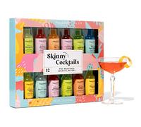 Thoughtfully Coffret cadeau Skinny mix cocktails - 12 saveurs de 68 ml
