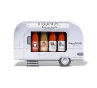 Thoughtfully Gourmet, Set de 4 sauces piquantes au piment savoureux Coffret Cadeau, 48 grammes chacun