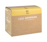 Thouy Agitateurs en Bois 14 cm en boîte distributrice par 1000