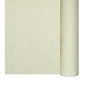 Thouy Nappe en Papier damassé Ivoire en Rouleau 1,18 x 25 m