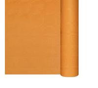 Thouy Nappe en Papier damassé Mandarine en Rouleau 1,18 x 25 m