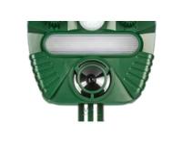 Thoveneth Lot de 2 répulsifs à ultrasons à énergie solaire pour animaux - Répulsif pour animaux en plein air - Répulsif anti-cerf, raton laveur, écureuil, chat, chien, lapin, répulsif étanche pour