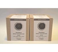 THPG - Lot de 2 Prises avec terre noire en bakélite Francaise 16A AC 250V 175833