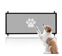 THQAE 1 Pcs Barrière de Sécurité Rétractable, Barriere de Securite Enfant Extensible 180 * 78cm, Barriere de Securite Enroulable pour Enfants et Aux Chiens Petits Moyens, Grands, Barrière de Sécurité