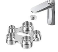 THQAE 1 Pcs mousseur robinet, mousseur, clé robinet, Clé Universelle aérateurs/Mousseurs Caché, 10 Tailles Clé de montage et Démontage, Clé à Barboteuse pour Robinet M16/M18/M22/M24/M28