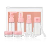 THQAE 11 Pcs flacon voyage, Bouteilles de Voyage Ensemble de Flacons de Voyage, Kit Voyage Avion Bouteilles de Voyage Rechargeables pour Cosmétiques, Shampooings, Lotions et Articles de Toilette