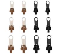 THQAE 12 Pcs Curseur Fermeture Eclair Clipsable, Alluring Reparation Fermeture Eclair, Têtes De Fermeture à Glissière Détachables pour Bagages, Jouets, Tentes, Chaussures et Vêtements
