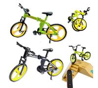 THQAE 2 Pièces Mini Finger BMX, Tech Deck Bmx, Velo Miniature Pliable, Jouet à Doigts Cadeau pour Enfants Noël Anniversaire