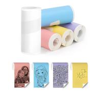 THQAE 5 rouleaux Papier thermique pour appareils photo instantanés pour enfants,papier imprimante thermique,pour Appareils Photo Instantanés Mini Imprimante,57x25mm