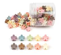 THQAE 50 Pcs mini pince cheveux, petite pince cheveux, mini pinces à cheveux mates, petites pinces mignonnes pour cheveux fins, courts et bouclés, femmes, filles, tout-petits, tresses et chignons