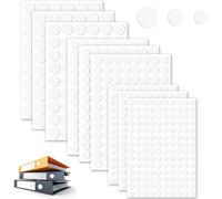 THQAE 708 Pcs Cache Vis Blanc, Ø10mm Ø15mm Ø20mm PVC Cache Trou, Cache Vis Adhesif Cache Trou Mur Autocollants pour Trous de Vis pour Bureaux Murales Armoires Réparations de Bois Meubles
